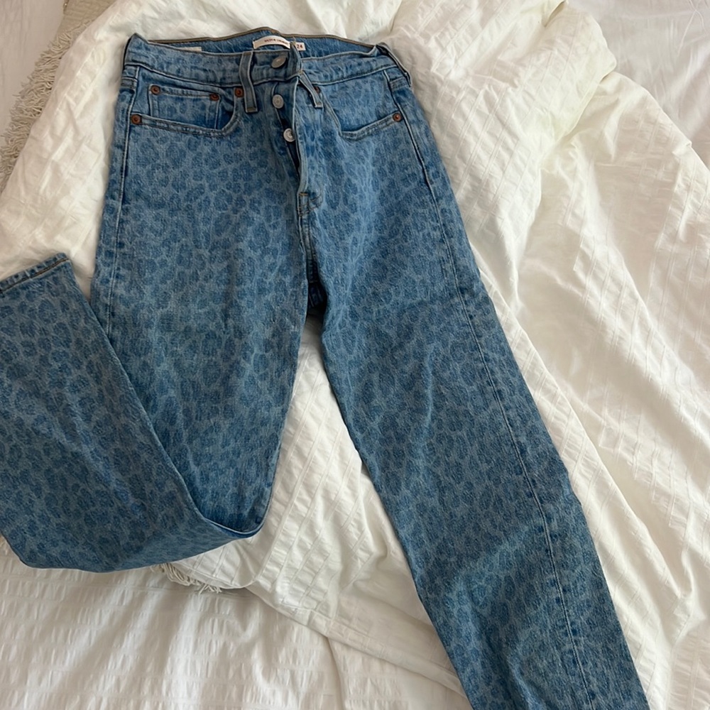 Levi’s cheetah jeans